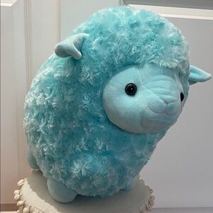 Plush Blue Sheep Toy